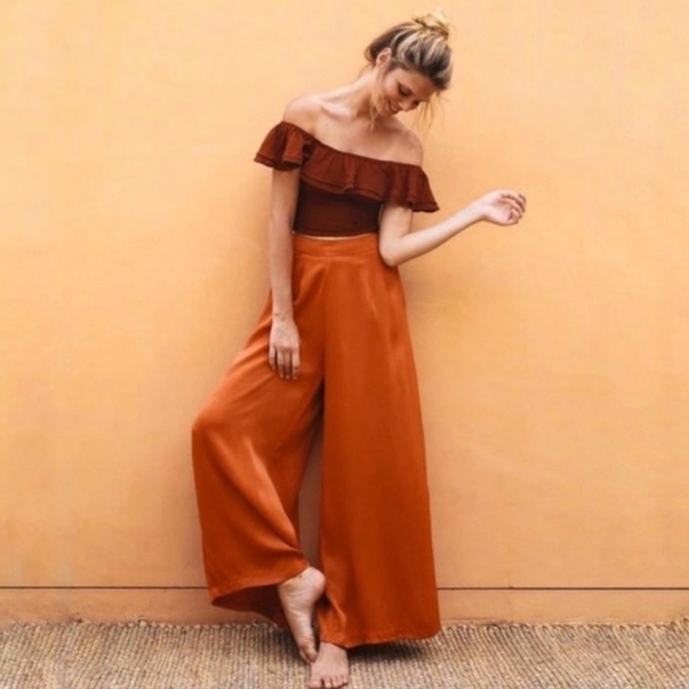 Anthropologie‎ Maeve Shiloh Knit Wide-Leg Pants